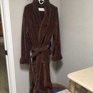 Brown Plush Bathrobe size L can be unisex